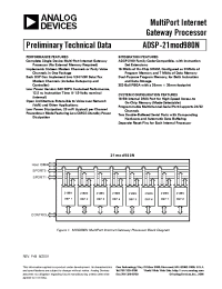 Datasheet  ADSP-21MOD980N