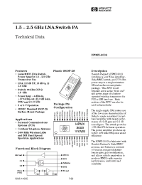 Datasheet  HPMX-3003