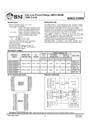 Datasheet  BS62LV2000