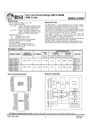 Datasheet  BS62LV2001