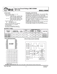 Datasheet  BS62LV8000