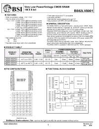 Datasheet  BS62LV8001