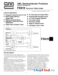 Datasheet  FX619