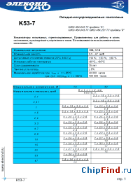 Datasheet  K53-7