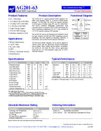 Datasheet  AG201-63