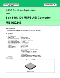 Datasheet  MB40C348