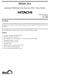 Datasheet  HD26C32A