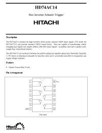Datasheet  HD74AC14
