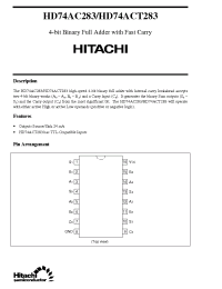 Datasheet  HD74AC283