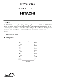 Datasheet  HD74AC393