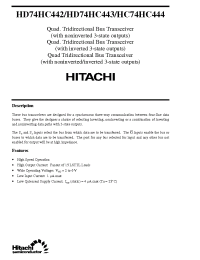 Datasheet  HD74HC442
