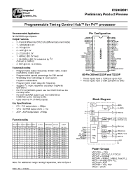 Datasheet  ICS952001