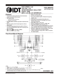 Datasheet  IDT70T659S