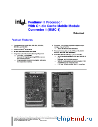 Datasheet  PentiumII MMC-1
