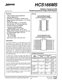 Datasheet  HCS166MS