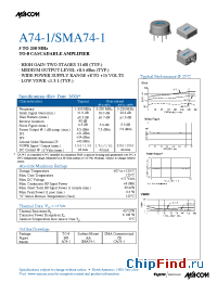 Datasheet  SMA74-1