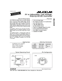 Datasheet  MAX608C/D