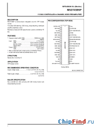 Datasheet  M52743BSP