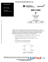 Datasheet  MBC13900