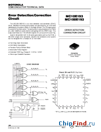 Datasheet  MC100E193