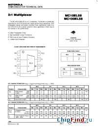 Datasheet  MC100EL58