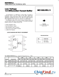 Datasheet  MC100LVEL11