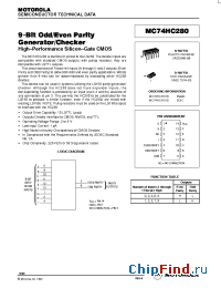 Datasheet  MC74HC280