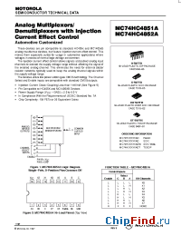 Datasheet  MC74HC4851A