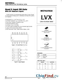 Datasheet  MC74LVX32