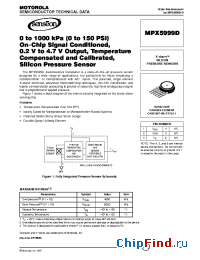 Datasheet  MPX5999