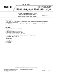 Datasheet  PS2525-1