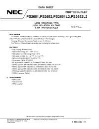 Datasheet  PS2652L2