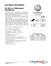 Datasheet  MC100EL57