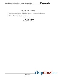 Datasheet  CNZ1110