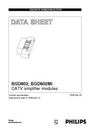 Datasheet  BGD802