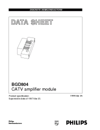 Datasheet  BGD804