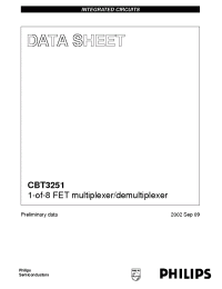 Datasheet  CBT3251