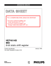 Datasheet  HEF4014B