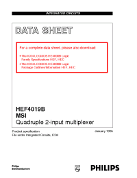 Datasheet  HEF4019B