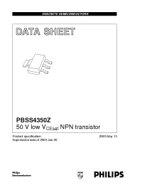 Datasheet  PBSS4350Z