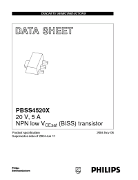 Datasheet  PBSS4520X