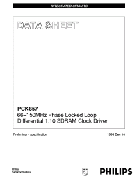 Datasheet  PCK857