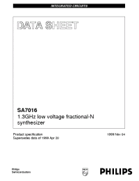 Datasheet  SA7016