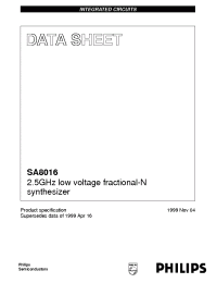 Datasheet  SA8016