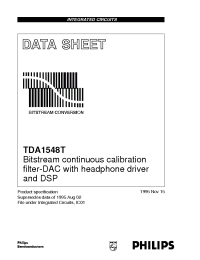 Datasheet  TDA1548T