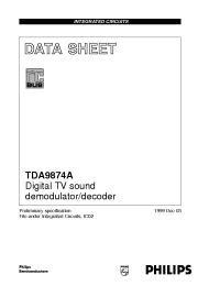 Datasheet  TDA9874A