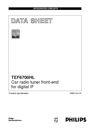 Datasheet  TEF6700HL