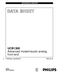 Datasheet  UCB1300