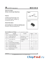 Datasheet  MCK100-6