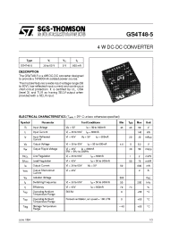 Datasheet  GS4T48-5